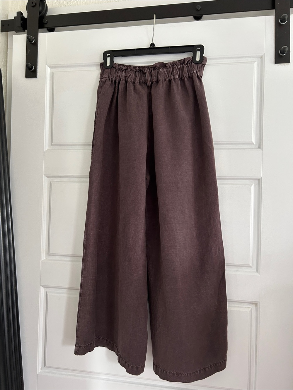 Wide Leg Utility Pants in Cocoa Brown - Picture 2 of 10